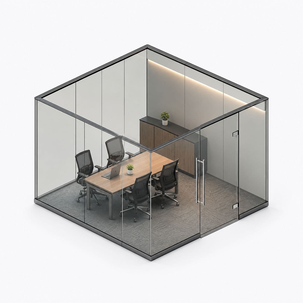 Aluminium Glass Partition
