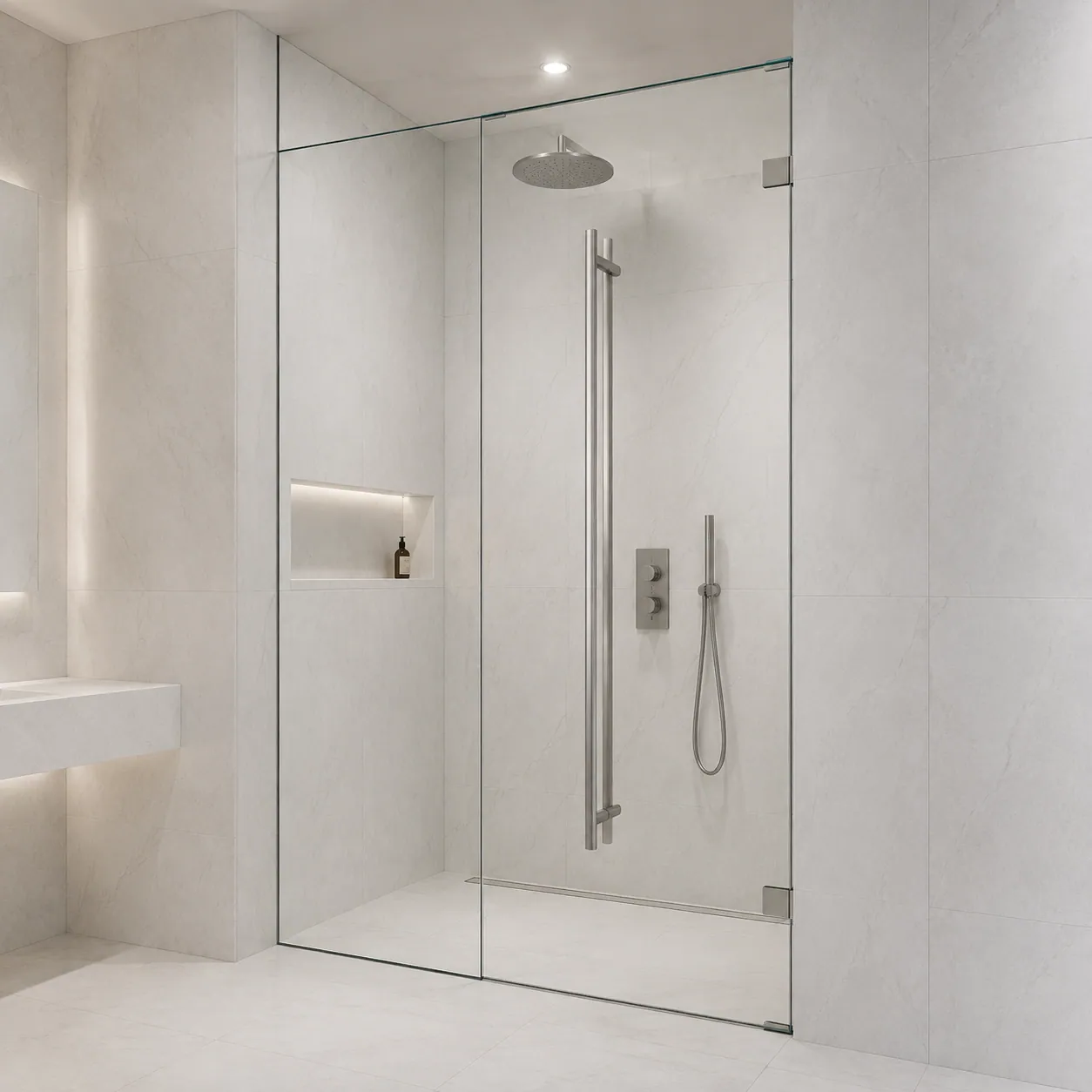 Pivot Door Shower Enclosure  shower cubicles by Fabrockers in Bengaluru